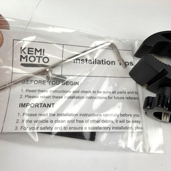 Kemimoto UTV ATV Water Bottle Holder Cage Clamp Mount w/ Hardware B0113-067018K - Picture 7 of 8